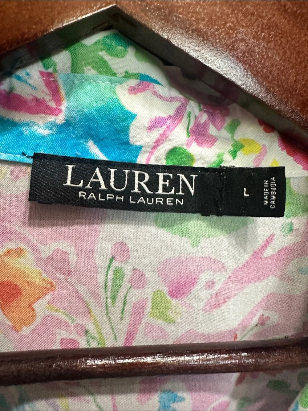 Lauren by Ralph Lauren Women's Multicolor Paisley Pajama Set - Pink & Blue